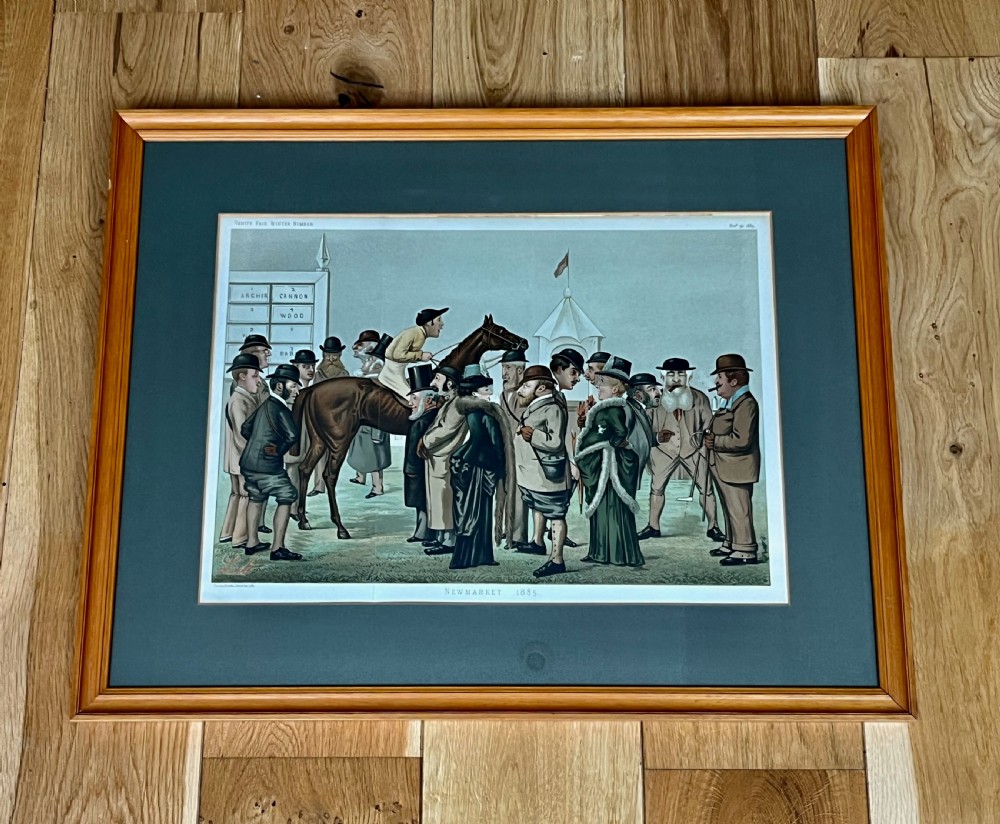 4 framed vanity fair double prints the racing scene